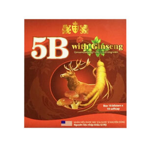5B With Ginseng Hộp 100 Viên - Kích Thích Tiêu Hóa, Ăn Ngon