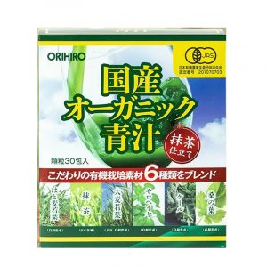 Bột Rau Xanh Aojiru Orihiro Hộp 30 Gói - Bổ Sung Chất Xơ, Vitamin