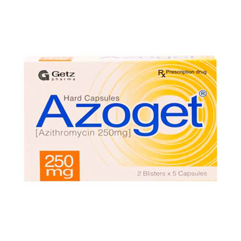Azoget Hộp 10 Viên - Điều Trị Nhiễm Khuẩn