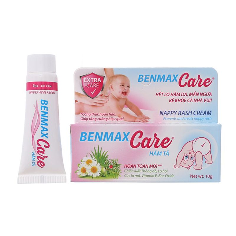 Benmax Care Tuýp 20g - Giảm Hăm Da, Mẩn Ngứa Ở Trẻ Nhỏ