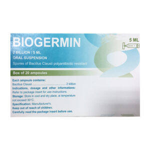Biogermin Hộp 20 Ống - Cân Bằng Vi Sinh Đường Ruột