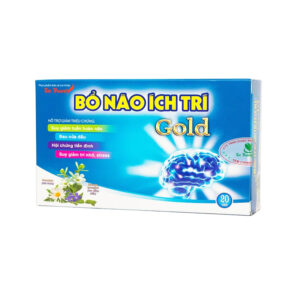 Bổ Não Ích Trí Gold Hộp 20 Viên - Tăng Tuần Hoàn Máu Não
