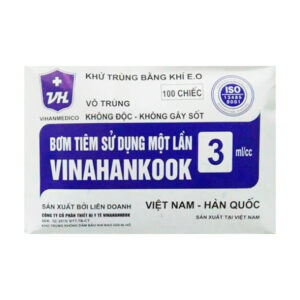 Bơm Tiêm 3ml Vinahankook Hộp 100 Cái