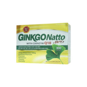 Ginkgo Natto New With Coenzym Q10 Hộp 100 Viên - Bổ Não