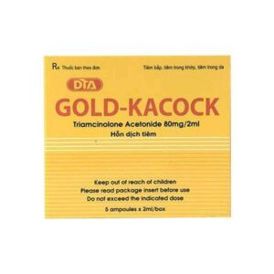 Gold Kacock Hộp 5 Ống - Điều Trị Viêm Khớp Dạng Thấp