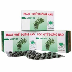 Hoạt Huyết Dưỡng Não Vibatop Hộp 100 Viên - Tuần Hoàn Não