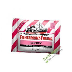 Kẹo Cay Con Tàu Không Đường Fisherman's Friend Cherry