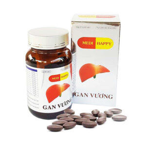 Medi Happy Gan Vương Hộp 60 Viên -  Tăng Cường Chức Năng Gan