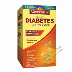Thực phẩm chức năng Nature Made Diabetes Health Pack 60 Gói