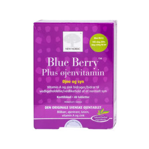 New Nordic Blue Berry Plus Ojenvitamin Hộp 40 Viên - Bổ Sung Dưỡng Chất Cho Mắt