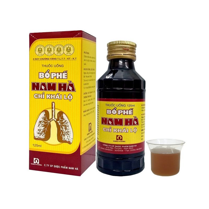 Siro Thuốc Bổ Phế Nam Hà Chỉ Khái Lộ 125ml