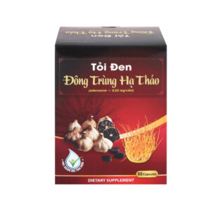 Tỏi đen đông trùng hạ thảo - Hộp 60 viên
