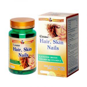 Cosme Hair Skin Nails Hộp 60 Viên - Giúp Da Sáng Đẹp