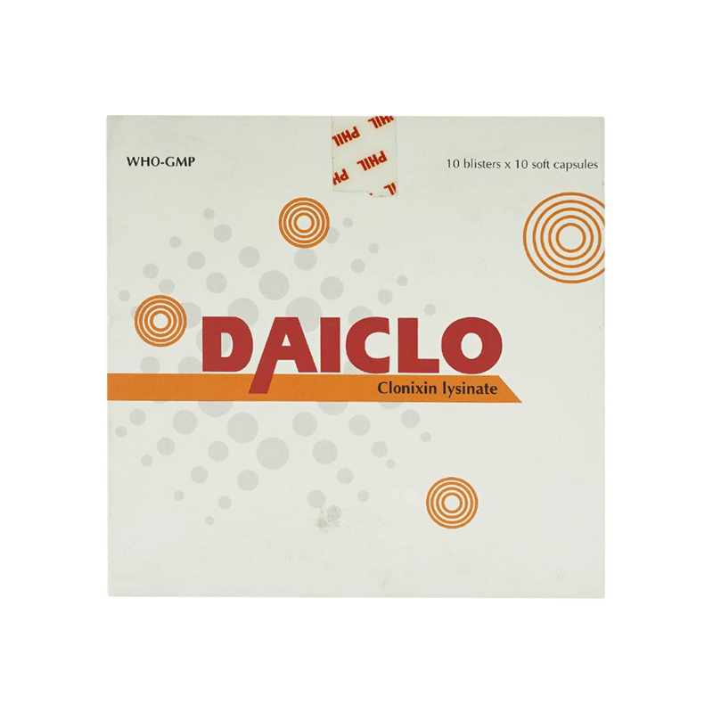 Daiclo 125mg Hộp 100 Viên - Điều Trị Viêm Thấp Khớp