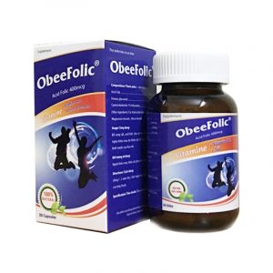 Obee Folic Lọ 30 Viên - Bổ Sung Sắt Và Acid Folic
