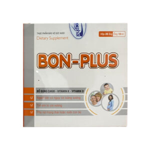 Bon Plus Hộp 20 ống - Bổ sung canxi, vitamin K, Vitamin D