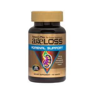 Ageloss Adrenal Support - Hộp 90 Viên - Tăng Cường Chức Năng Tuyến Thượng Thận