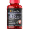 Triple Omega 3 6 9 Lọ 120 Viên -  Hỗ Trợ Sức Khỏe Tim Mạch