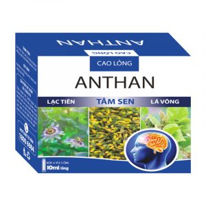 Cao Lỏng Anthan - Hộp 20 Ống - Hỗ Trợ Điều Trị Chứng Thiếu Ngủ