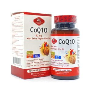 CoQ10 60mg Lọ 30 Viên – Chống Đột Quỵ, Cải Thiện Tuần Hoàn