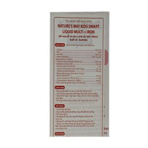 Kids Smart Multi Iron Liquid Lọ 200ml - Bổ Sung Sắt, Vi Chất