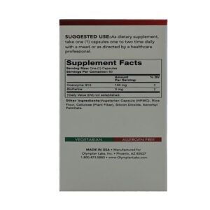 CoQ10 100mg Lọ 60 Viên - Thành phần Công Dụng