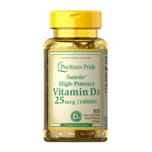 Vitamin D3 1000 IU Lọ 100 Viên - Viên Uống Bổ Sung Vitamin D3