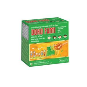 Doko Fami Hộp 20 Ống - Hỗ Trợ Giảm Ho, Long Đờm