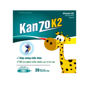 Kamzo K2 Hộp 20 Ống - Hỗ Trợ Phát Triển Xương Và Chiều Cao
