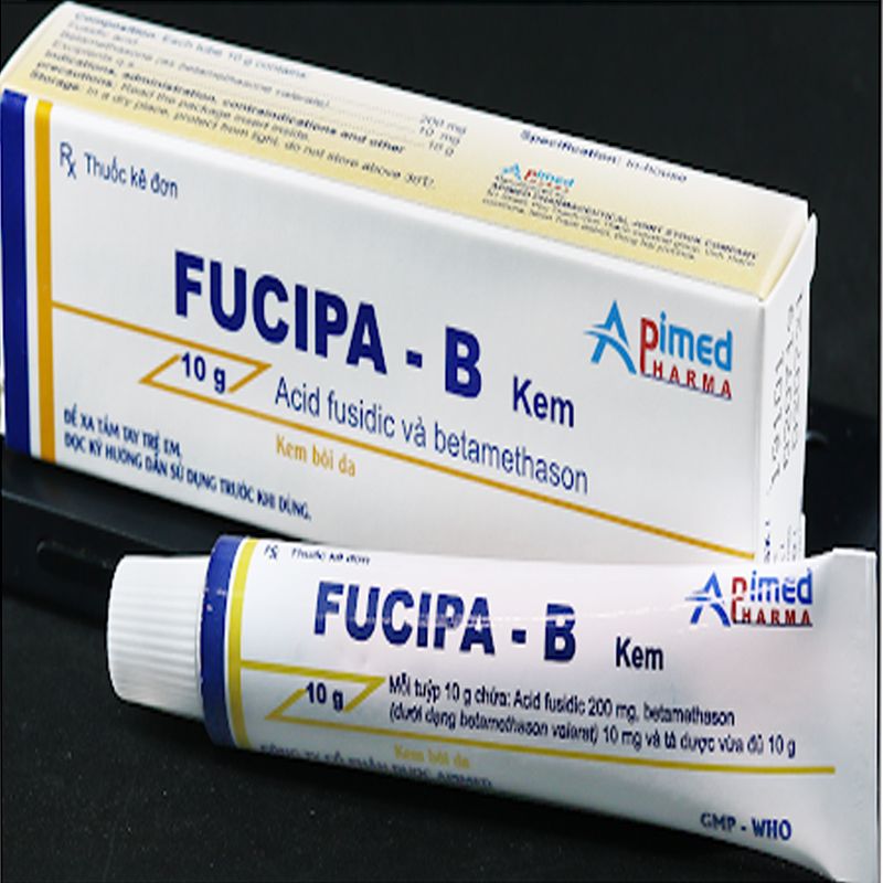 Fucipa B - Tuýp 10g - Điều trị viêm da nhiễm khuẩn