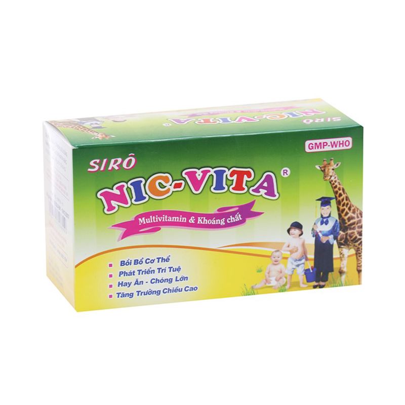 Nic Vita Hộp 20 ống - Giúp bồi bổ cơ thể, ăn ngon