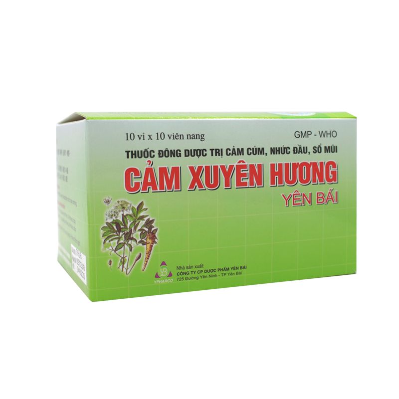Cảm Xuyên Hương Hộp 100 viên - Điều trị cảm cúm