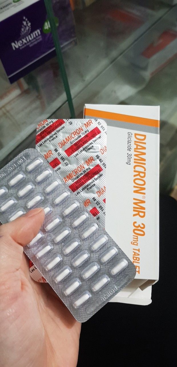 Diamicron MR 30mg Hộp 30 Viên - Điều Trị Đái Tháo Đường