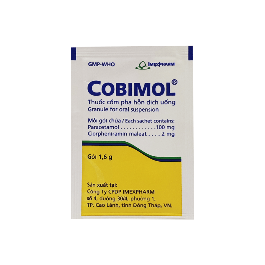 Cobimol Hộp 24 Gói - Điều Trị Cảm Sốt, Sổ Mũi