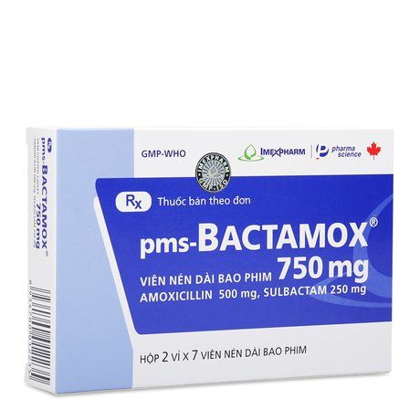 Bactamox 750 Hộp 14 Viên - Điều Trị Nhiễm Khuẩn