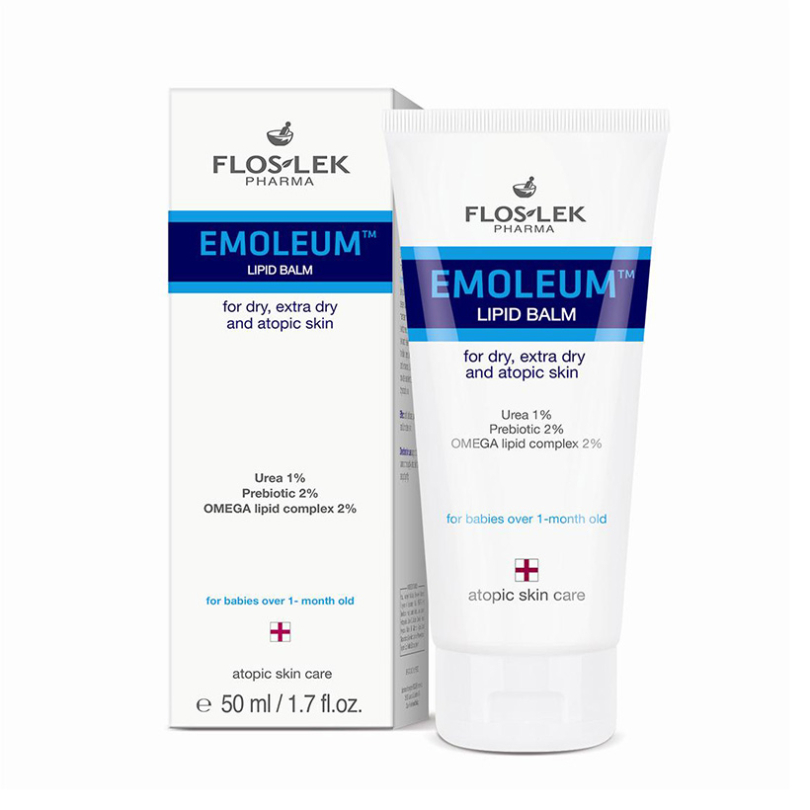 Floslek Lipid Balm Tuýp 50ml - Kem Dưỡng Ẩm Dành Cho Da