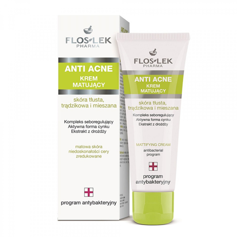 Floslek Mattifying Cream Tuýp 50ml - Kiểm Soát Da Dầu, Nhờn