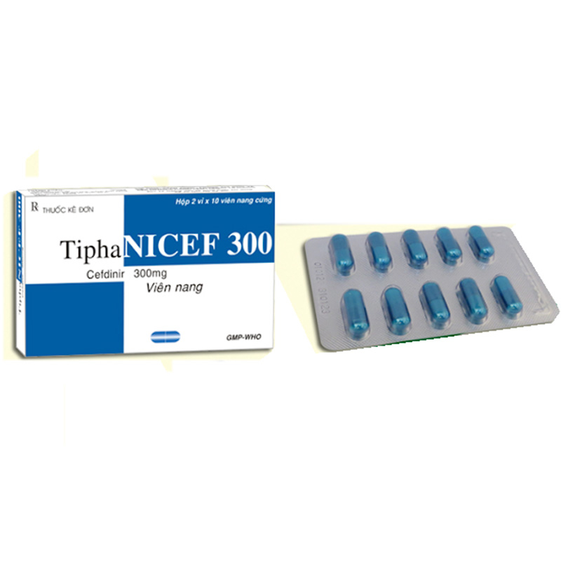 Agimexpharm TiphaNicef 300 Hộp 20 Viên - Trị Nhiễm Khuẩn